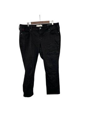 Slink Jeans Women's Curvy Jeans High Rise Black Size 18